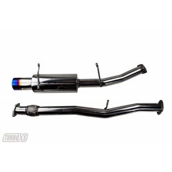 Catted Turboback Exhaust System w/ High Flow Catalytic Converter and Ti muffler/ 2002-2007 Subaru WRX/STi