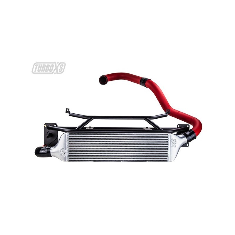 TurboXS 2015+ WRX Front Mount Wrinkle Red Intercooler Kit